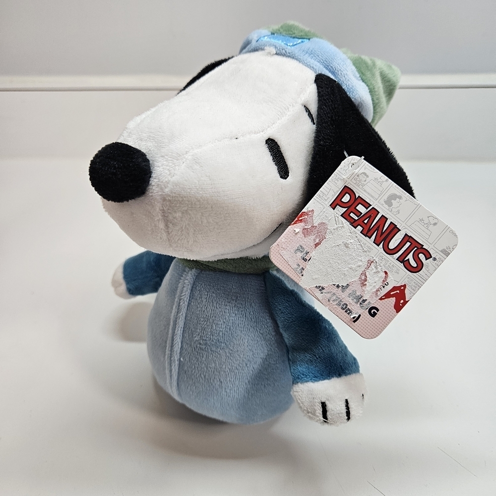 NEW Snoopy Peanuts PJs Sleeper Pajamas Round Bottom Plush Toy